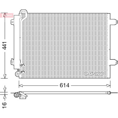 Denso | Kondensator, Klimaanlage | DCN32008