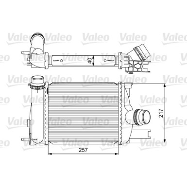 Valeo | Ladeluftkühler | 818622