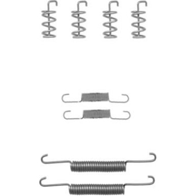 Textar | Zubehörsatz, Feststellbremsbacken | 97034900