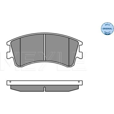 Meyle | Bremsbelagsatz, Scheibenbremse | 025 240 4618/W