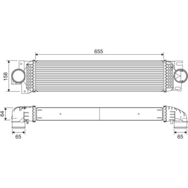 Valeo | Ladeluftkühler | 818687 Valeo | Ladeluftkühler | 818687