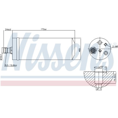 Nissens | Trockner, Klimaanlage | 95489