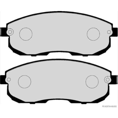 Herth+Buss Jakoparts | Bremsbelagsatz, Scheibenbremse | J3601097