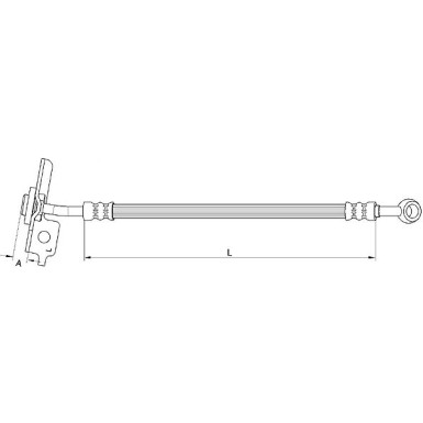 Metzger | Bremsschlauch | 4111054