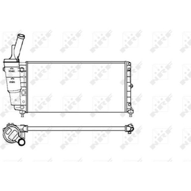 NRF | Kühler, Motorkühlung | 53226