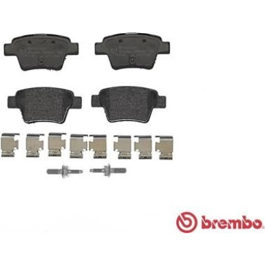 Brembo | Bremsbelagsatz, Scheibenbremse | P 61 100