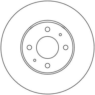 TRW | Bremsscheibe | DF4024