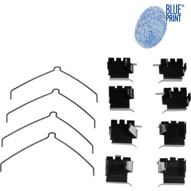 Blue Print | Zubehörsatz, Scheibenbremsbelag | ADT348607