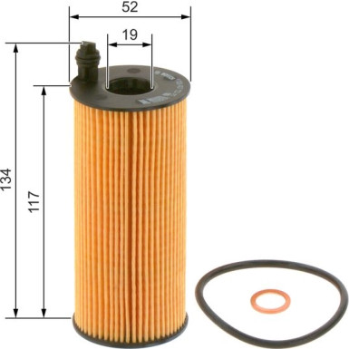 BOSCH F 026 407 123 Ölfilter