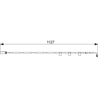 BOSCH | Warnkontakt, Bremsbelagverschleiß | 1 987 473 059