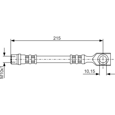 BOSCH | Bremsschlauch | 1 987 476 201