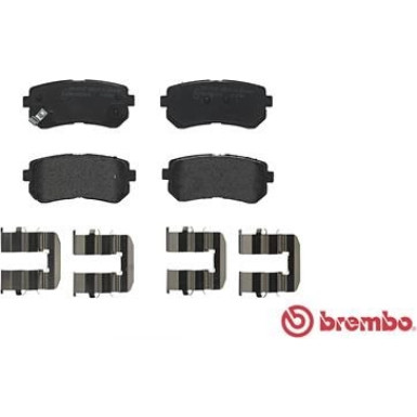 Brembo | Bremsbelagsatz, Scheibenbremse | P 30 046