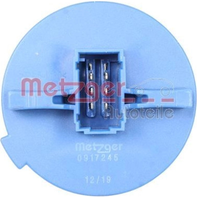Metzger | Widerstand, Innenraumgebläse | 0917245