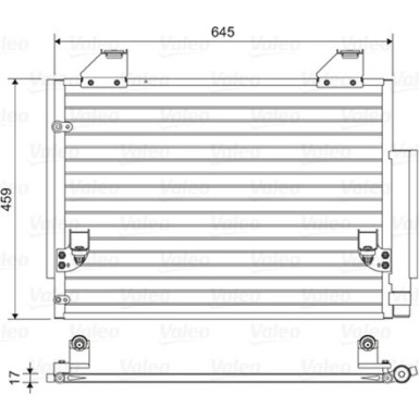 Valeo | Kondensator, Klimaanlage | 814457