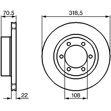 BOSCH | Bremsscheibe | 0 986 478 698