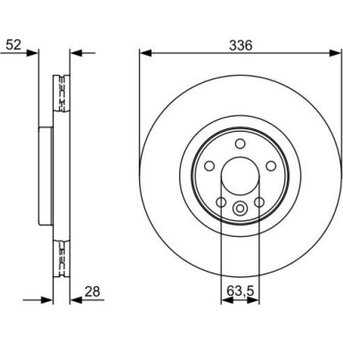 BOSCH | Bremsscheibe | 0 986 479 395