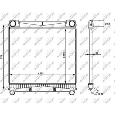 NRF | Ladeluftkühler | 30911