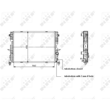 NRF | Kühler, Motorkühlung | 509729