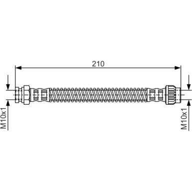 BOSCH | Bremsschlauch | 1 987 476 867