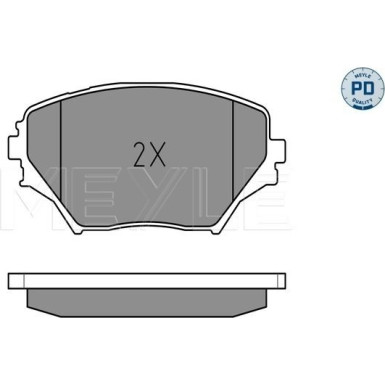 Meyle | Bremsbelagsatz, Scheibenbremse | 025 235 8517/PD