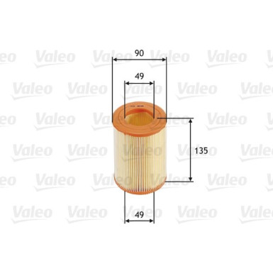 Valeo | Luftfilter | 585681