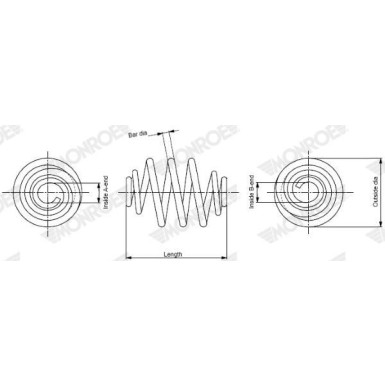 Monroe | Fahrwerksfeder | SP0427 Monroe | Fahrwerksfeder | SP0427