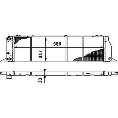 Mahle | Kühler, Motorkühlung | CR 403 000S