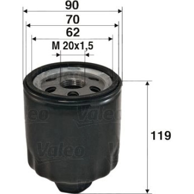 Valeo | Ölfilter | 586020