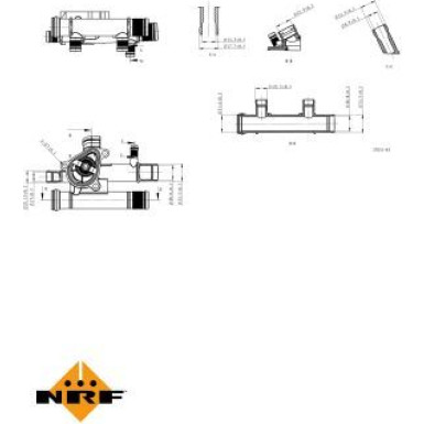 NRF | Thermostat, Kühlmittel | 725042