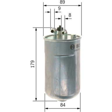 BOSCH | Kraftstofffilter | 0 450 906 503