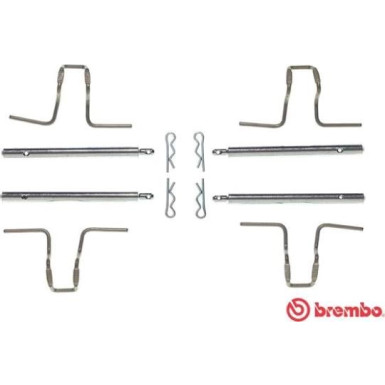 Brembo | Zubehörsatz, Scheibenbremsbelag | A 02 278