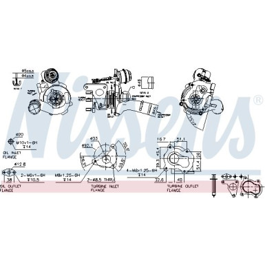 Nissens | Lader, Aufladung | 93163