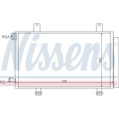 Nissens | Kondensator, Klimaanlage | 94979