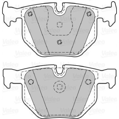 Valeo | Bremsbelagsatz, Scheibenbremse | 598411