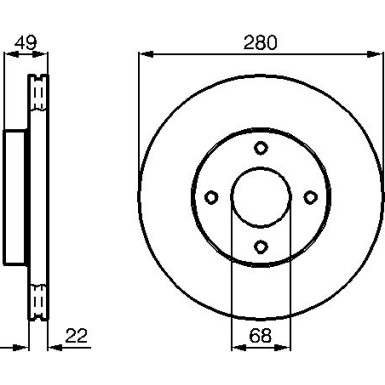 BOSCH | Bremsscheibe | 0 986 478 728