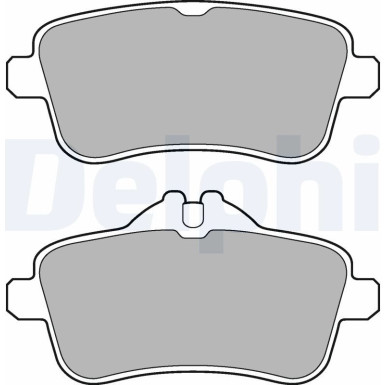 Delphi | Bremsbelagsatz, Scheibenbremse | LP2443