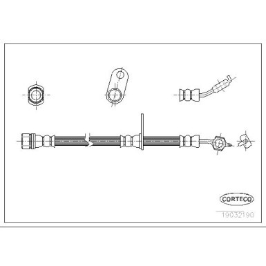Corteco | Bremsschlauch | 19032190