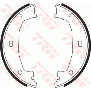 TRW | Bremsbackensatz, Feststellbremse | GS8432