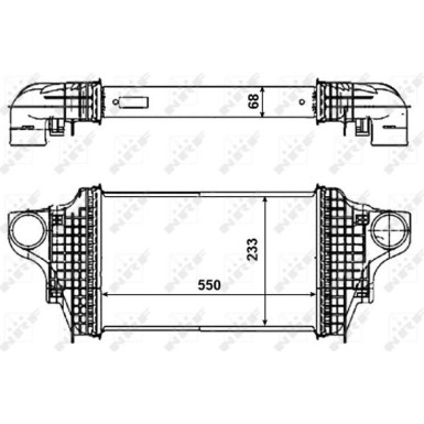 NRF | Ladeluftkühler | 30464