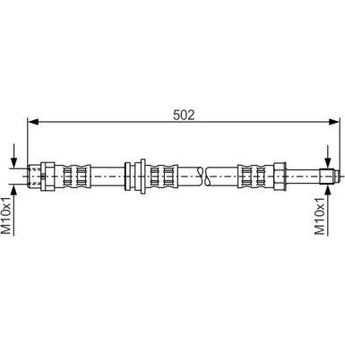 BOSCH | Bremsschlauch | 1 987 476 971