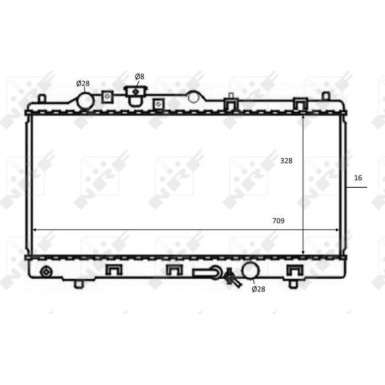 NRF | Kühler, Motorkühlung | 59075