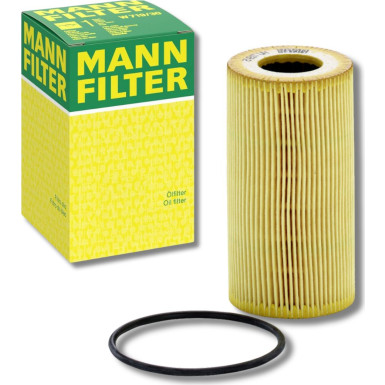 MANN-FILTER HU 719/5 x Ölfilter mit Dichtung, Filtereinsatz