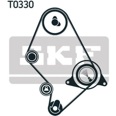 SKF | Zahnriemensatz | VKMA 91124