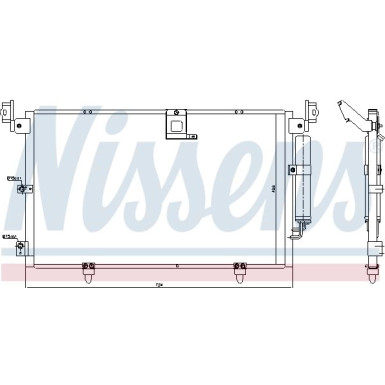 Nissens | Kondensator, Klimaanlage | 94789