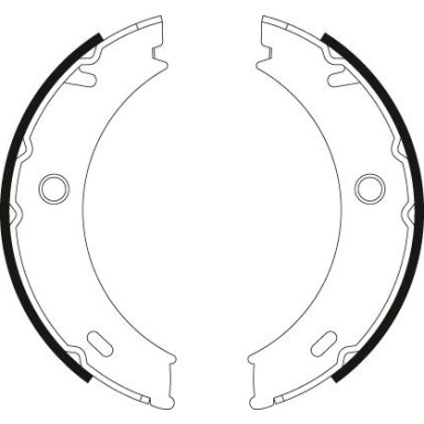 TRW | Bremsbackensatz, Feststellbremse | GS8466