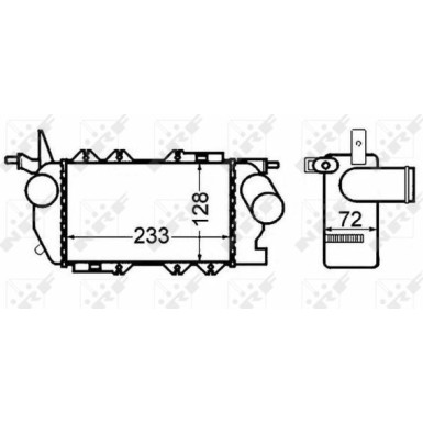 NRF | Ladeluftkühler | 30309