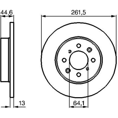 BOSCH | Bremsscheibe | 0 986 478 889