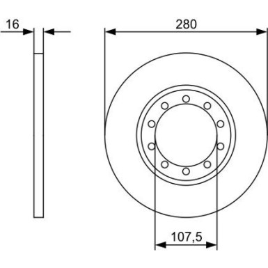 BOSCH | Bremsscheibe | 0 986 479 390