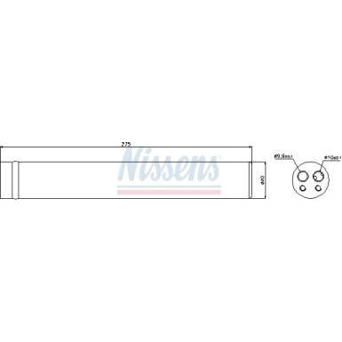 Nissens | Trockner, Klimaanlage | 95441