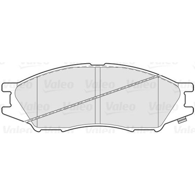 Valeo | Bremsbelagsatz, Scheibenbremse | 301747